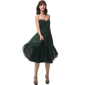 Jenny Yoo Collection (Maids) Emmie Bridesmaid Dress color Forrest size 10